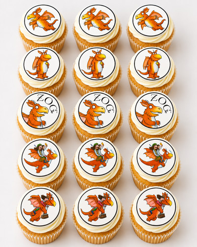 Zog edible cupcake - zog,