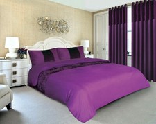 Crushed Velvet Panel Duvet