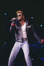 George Michael performing