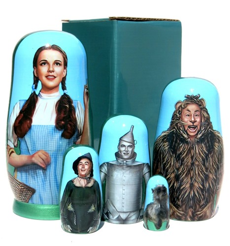 Wizard nesting dolls - oz,