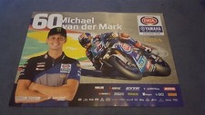 Michael Van Der Mark Yamaha Racing World Superbike Large Rider Poster 