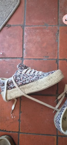 Leopard print espadrille - leopard,