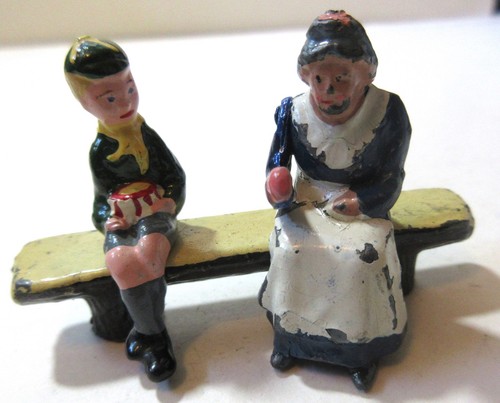Vintage painted lead toy - painted,