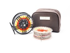 AIRFLO SWITCH 7/9 4" TROUT FLY REEL + SPARE SPOOL & AIRFLO SNIPER 40+ LINES