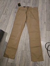 Mens Crosshatch Brown Chino