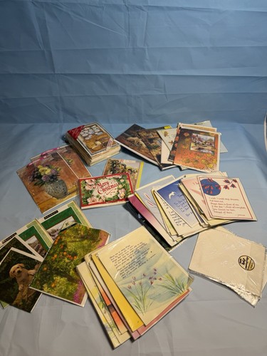 Vintage greeting cards likely - vintage,