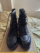 Ash Footwear Neal Combat Boots Size 39 Uk 6 Only Worn Twice