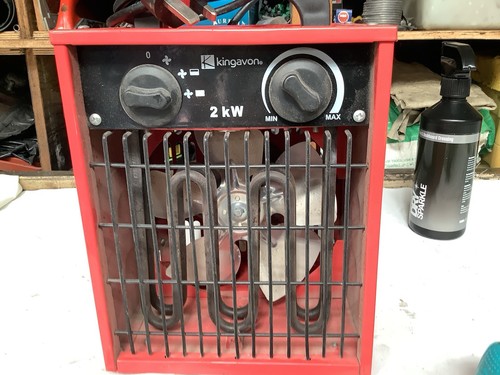 Heater 240v 2000w fan blower - 240v,