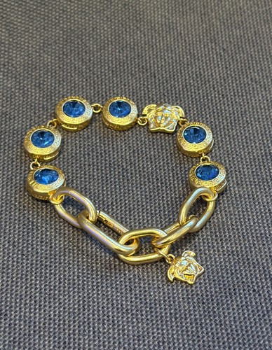 Versace medusa blue crystal - versace,