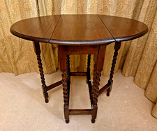 Oak antique drop leaf gateleg - antique,