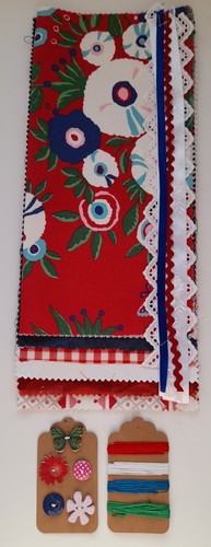 Scrap fabrics for slow - scrap,