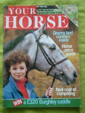 YOUR HORSE / MAY 1984 / GRAZING LAND CONTRACT INSIDE - HORSE PRICE GUIDE