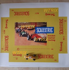 SCALEXTRIC AUSTRALIAN TINPLATE SET AS 1 LID PAPER.