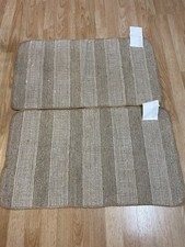 IKEA KLEJS Rugs 20x32" SET OF 2Flatwoven CottonJute Natural Renewable Fiber Mix