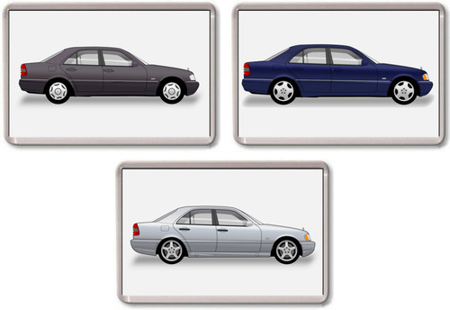 Fridge magnet mercedes w202 - fridge,