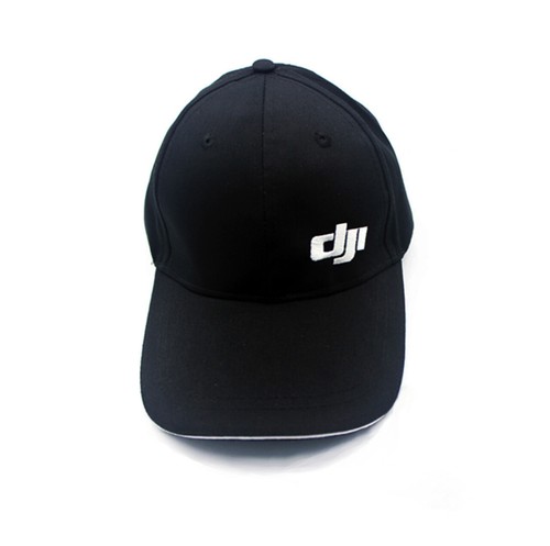 Black dji cotton baseball cap - dji,