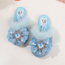 Kids Girls Faux Fur Sequin