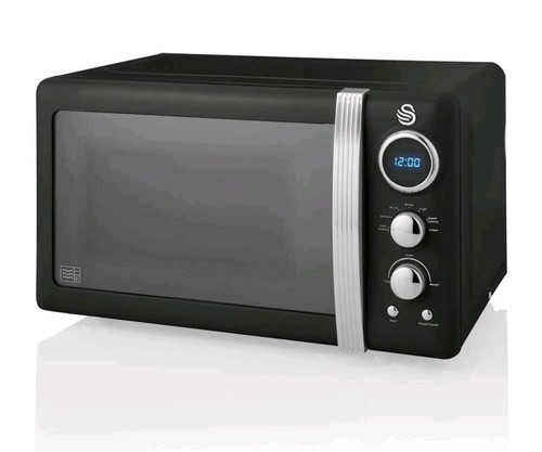 Swan retro digital microwave - retro,