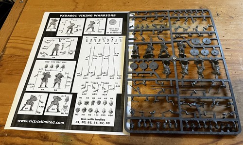 Victrix viking sprue x8 28mm - viking,