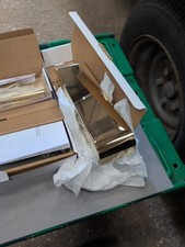 Ehs Architectural Brass Plated Auto Door Closer with Adjustable Arm