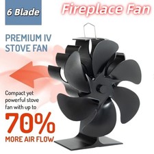6 Blade Heat Powered Stove Top