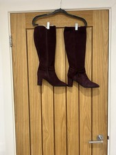 Karen Millen Burgundy Leather