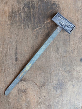 Vintage Mixed Cyclamen Metal Botanical Plant Marker Label Tag