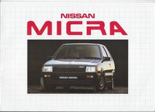 1983 Nissan Micra (first-generation K10 series) car brochure