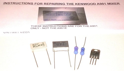 Kenwood chef a901 mixer repair - chef,