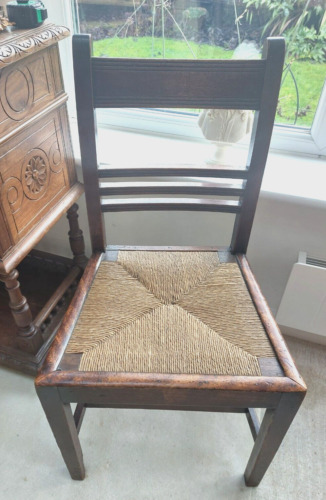 Antique georgian rush - , seated