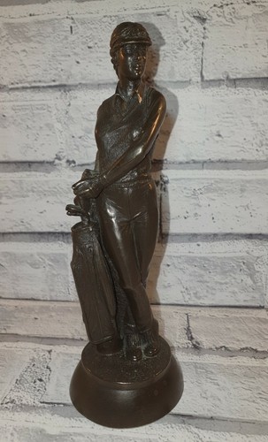 Bronze affect resin figurine - resin,