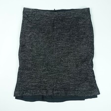 Ann Taylor Petites Black Gray Trumpet Skirt Women Size 4P