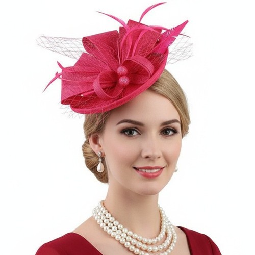Big saucer sinamay - big, headband