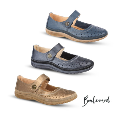 Boulevard ladies wide fit - ladies,