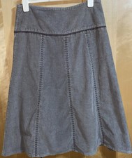 Celtic Clothing Brown Corduroy Cord Skirt Size 10 