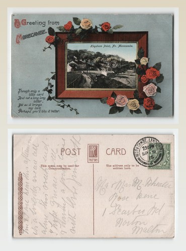Postcard heysham point nr - -,