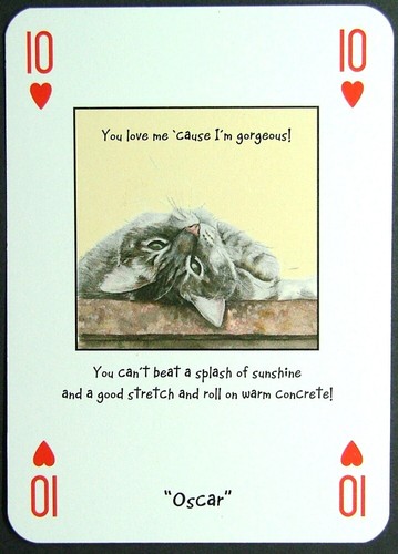 Playing card magnificent - 1, x