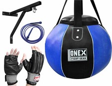 Maize Punch bag Filled Heavy Boxing Bag Round Shape Punching Training MMA Set 1X
