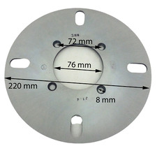 BD007 220MM REAR BRAKE DISC