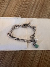 Molly Brown Sterling Silver 925 Bracelet Blue Fairy 2YK Charm, Oval