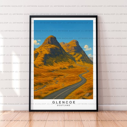 Glencoe scotland unframed - scotland,