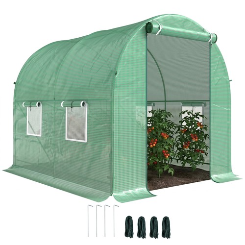 Outsunny polytunnel greenhouse - outsunny,
