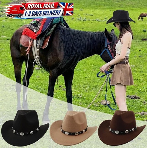 Western cowboy hat - western, brim