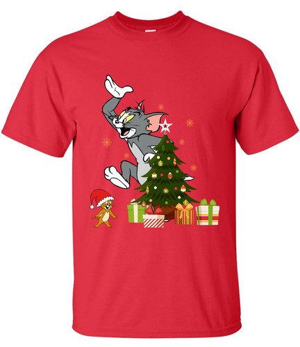 Tom and jerry christmas tee - tom,