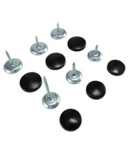 Nail back upholstery button
