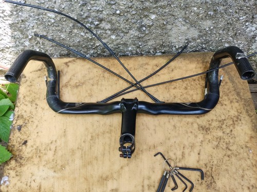 Carbon handlebars and stem - and,