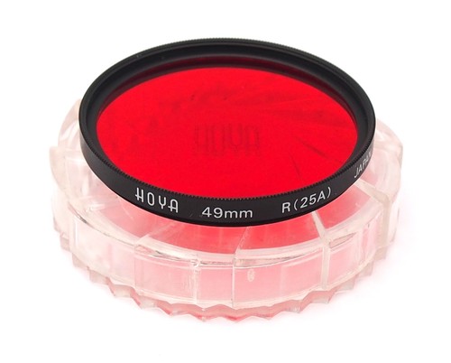 Hoya 49mm red filter - r(25a),