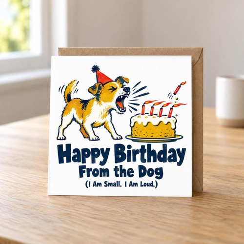 Jack russell birthday card - jack,