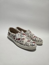 Ladies Hotter TARA Slip On Floral Pumps Flat Shoes UK Size 5.5 Extra Wide Fit
