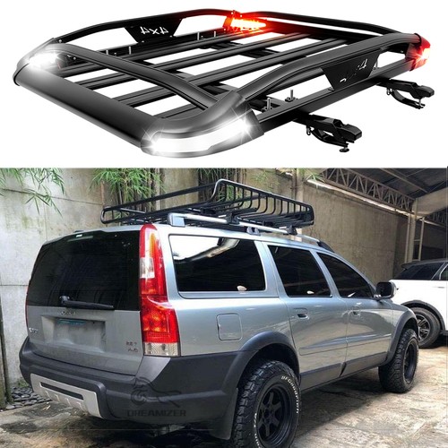 Car roof rack basket - car, cross